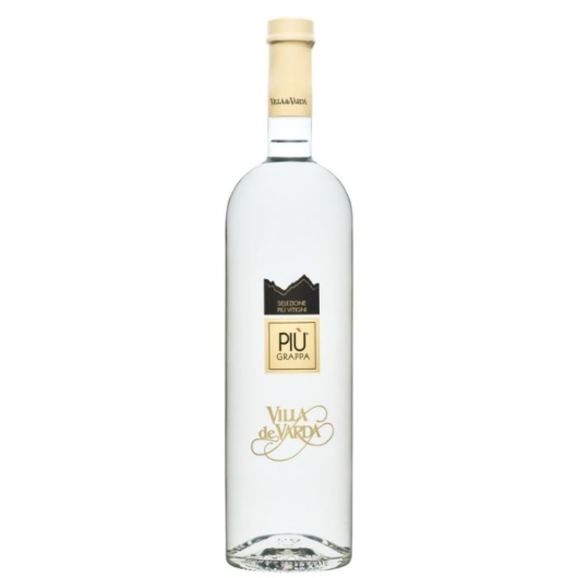 Villa de Varda Più Grappa - Klarer Grappa / 40 % vol / 1,0 Liter-Flasche
