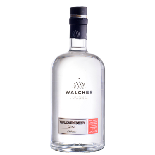 Walcher Waldhimbeergeist Selvatico / 40 % vol / 0,7 Liter-Flasche