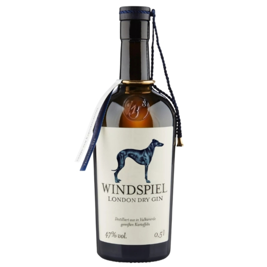 Windspiel London Dry Gin feiner Gin aus Deutschland / 47 % vol / 0,5 Liter-Flasche
