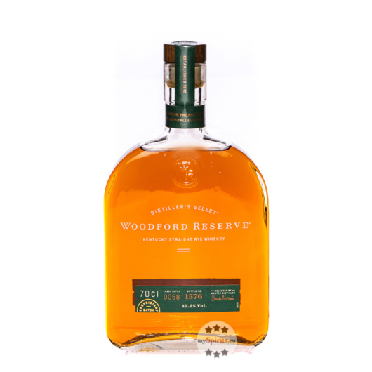 Woodford Reserve Kentucky Straight Rye Whiskey / 45,2 % Vol. / 0,7 Liter-Flasche
