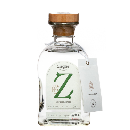 Ziegler Freudenberger Obstbrand / 43 % Vol. / 0,5 Liter-Flasche