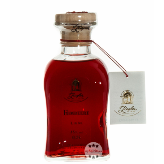 Ziegler Himbeer Likör / 18 % Vol. / 0,35 Liter-Flasche