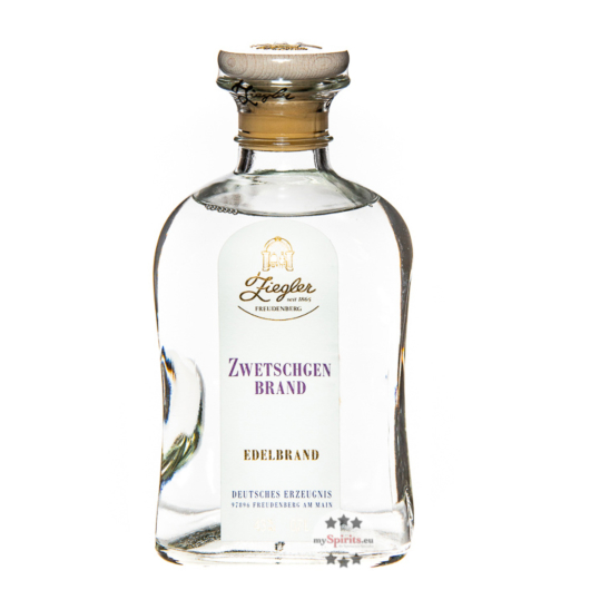 Ziegler Zwetschgenbrand - Edelbrand aus Zwetschgen / 43 % vol. / 0,7 Liter-Flasche