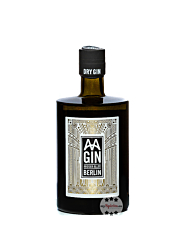 AA GIN Dry Gin Aroser Allee Berlin / 43 % Vol. / 0,5 Liter-Flasche