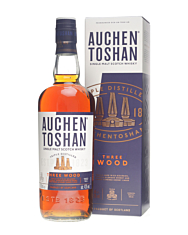 Auchentoshan Three Wood Lowland Single Malt Scotch Whisky / 43 % Vol. / 0,7 Liter-Flasche in Geschenkkarton