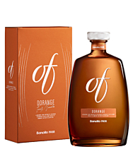 Bonollo: Dorange of Liquore Likör mit Grappa und Orange / 40 % Vol. / 0,7 Liter-Flasche in Metallbox