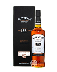 Bowmore 25 Jahre Islay Single Malt Scotch Whisky / 43 % Vol. / 0,7 Liter-Flasche in Geschenkschatulle