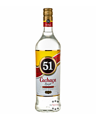 Cachaça 51 Pirassununga – Zuckerrohrspirituose / 40 % / 1,0 Liter-Flasche
