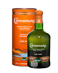 Connemara Turf Mór Peated Single Malt Irish Whiskey / 46 % Vol. / 0,7 Liter-Flasche in Geschenkdose