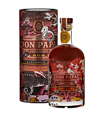 Don Papa Port Cask Small Batch Rum 7 Years Limited Release / 40 % Vol. / 0,7 Liter-Flasche in Geschenkdose