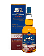 Glen Moray Cabernet Cask Finish Speyside Single Malt Scotch Whisky / 40 % Vol. / 0,7 Liter-Flasche in Geschenkbox