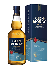 Glen Moray Peated Single Malt Speyside Scotch Whisky / 40 % vol / 0,7 Liter-Flasche in Geschenkbox