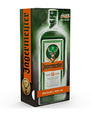 Jägermeister Jäger-Automat Kräuterlikör Miniaturen / 35 % vol / 60 x 0,02 Liter-Flasche