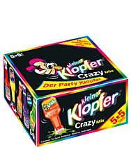 Kleiner Klopfer Crazy Mix Likör-Miniaturen / 15 - 16 % vol / 25 x 0,02 Liter-Flasche