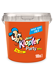 Kleiner Klopfer Party Mix To Go Eimer Likör-Miniaturen / 16 - 17 % vol / 18 x 0,02 Liter-PET-Flasche
