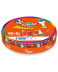 Kleiner Klopfer Fun Mix Tablett Likör-Miniaturen / 15 - 17 % vol / 65 x 0,02 Liter-Flasche