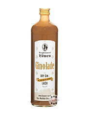 Löwen Gin-o-lade – Schokoladenlikör mit Dry Gin / 25 % Vol. / 0,7 Liter-Flasche