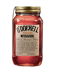 O'Donnell Pfirsich Moonshine Likör / 20 % vol / 0,7 Liter-Flasche