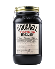 O'Donnell Strawberry Cream Moonshine Likör / 17 % vol / 0,7 Liter-Flasche