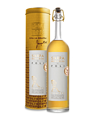 Poli Grappa Sarpa Oro di Poli Barrique / 40 % Vol. / 0,7 Liter-Flasche in Geschenkdose