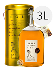Poli Grappa Sarpa Oro di Poli Big Mama / 40 % Vol. / 3,0 Liter-Flasche in Geschenkdose