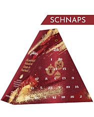 Prinz Adventskalender „Schnaps“ 2025 feine Schnäpse / 34-45 % vol / 19x 0,02l und 6x 0,04l inkl. 2 Christbaumkugeln