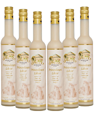 Prinz: Prinz Prinzalinen Likör verfeinert mit Marc de Champagne Trüffel / 15 % vol - 6 x 0,5 Liter Flaschen