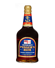 Pusser's British Navy Rum Original Admirality Blue Label / 40 % Vol. / 0,7 Liter-Flasche