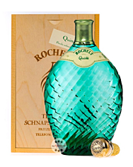 Rochelt Quitte – Edler Quittenbrand aus Österreich / 50 % vol. 0,35 Liter-Flasche in Holzkiste