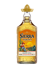 Sierra Tequila Reposado / 38 % Vol. / 1,0 Liter-Flasche mit goldenem Hut