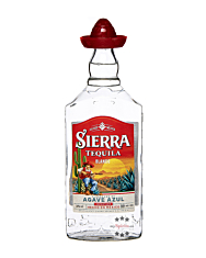 Sierra Tequila Silver / 38 % Vol. / 0,7 Liter-Flasche mit rotem Hut