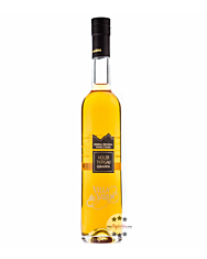 Villa de Varda Grappa Müller Thurgau Riserva Mezzolitro – holzfassgelagerter Grappa aus dem Trentino / 40 % Vol. / 0,5 Liter-Flasche
