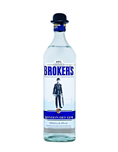 Broker's London Dry Gin / 40% vol / 1,0 Liter-Flasche
