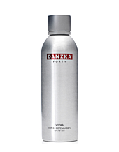 Danzka Forty Vodka / 40 % vol / 0,7 Liter-Flasche