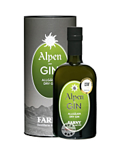 Farny: Alpen-Gin Allgäuer Dry Gin / 46 % Vol. / 0,5 Liter-Flasche in Geschenkdose