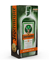 Jägermeister Jäger-Automat Kräuterlikör Miniaturen / 35 % vol / 60 x 0,02 Liter-Flasche