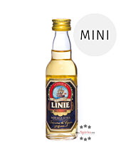Linie Aquavit Kümmelschnaps Mini / 41,5 % Vol. / 0,05 Liter-Flasche