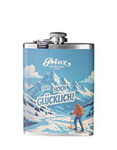 Prinz Flachmann Winter - Alte Williams-Christ Birne / 41 % vol / 0,2 Liter-Flasche aus Edelstahl