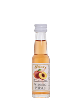 Prinz: Weinberg-Pfirsich-Likör / 18% Vol. / 0,02 Liter - Flasche