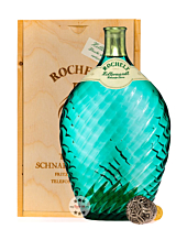 Rochelt Hollermandl – Brandcuvée aus Williamsbirne und Holderbeere / 50 % Vol. 0,7 Liter-Flasche in Holzkiste