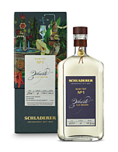 Schladerer Rarität No. 1 Zibarte Brand / 43 % vol / 0,5 Liter-Flasche in Geschenkkarton