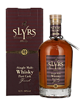 Slyrs Port Fass finished Whisky / 46 % Vol. / 0,7 Liter-Flasche in Karton