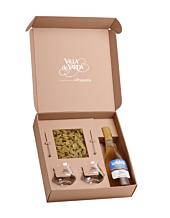 Villa de Varda Geschenkset Grappa Lugana Trent 8° + 2 Gläser + Accessoires / 38 % vol / 0,5 l in GB