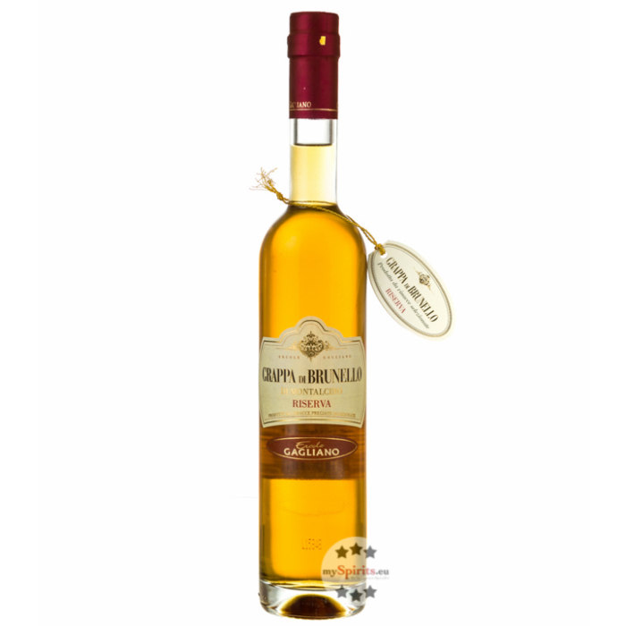 Marcati Ercole Gagliano Grappa Brunello di Montalcino Riserva  / 40 % Vol. / 0,5 Liter-Flasche
