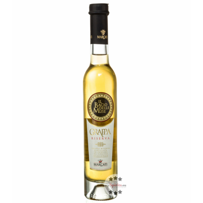 Marcati Grappa Riserva „Il Bacio delle Muse“ Elite / 40 % Vol. / 0,2 Liter-Flasche