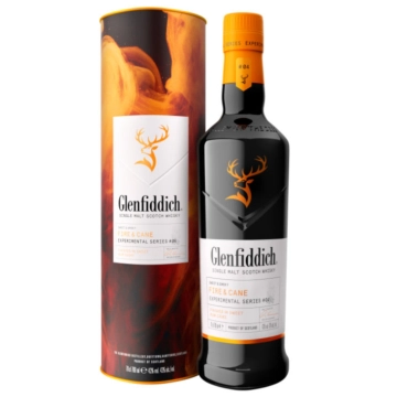 Glenfiddich Fire & Cane Experimental Series Single Malt Scotch Whisky / 43 % Vol. / 0,7 Liter-Flasche in GP