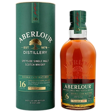 Aberlour 16 Jahre Double Cask Matured Whisky / 40 % Vol. / 0,7 Liter-Flasche in Geschenkbox
