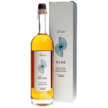 Distillerie Berta Elisi – Grappa Invecchiata in Legno / 43 % vol. / 1,0 Liter-Flasche im Geschenk-Karton