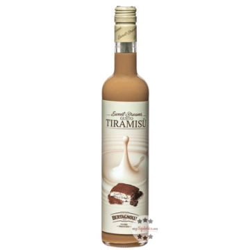 Bertagnolli: Sweet Dreams Tiramisu Likör / 17 % vol / 0,5 Liter-Flasche