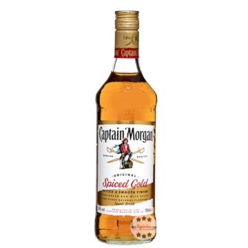 Captain Morgan Original Spiced Gold Rum / 35 % Vol. / 0,7 Liter-Flasche